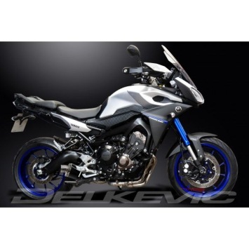 Delkevic volledig systeem Oval Carbon 225mm zonder e-keur - TRACER 900 15-20