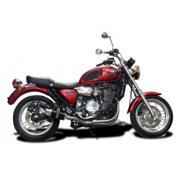 Delkevic slip-on kit Round Carbon 200mm zonder e-keur - LEGEND (1998-2001)