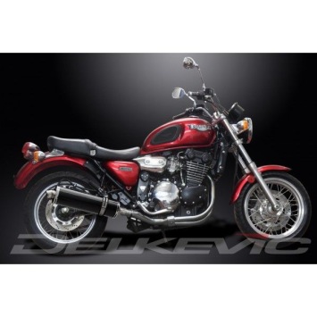 Delkevic slip-on kit Oval Carbon 450mm zonder e-keur - LEGEND (1998-2001)