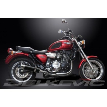 Delkevic slip-on kit Round Carbon 350mm zonder e-keur - LEGEND (1998-2001)