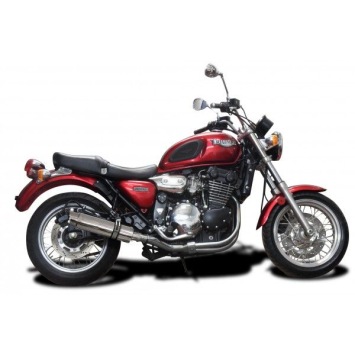 Delkevic slip-on kit Round RVS 350mm zonder e-keur - LEGEND (1998-2001)