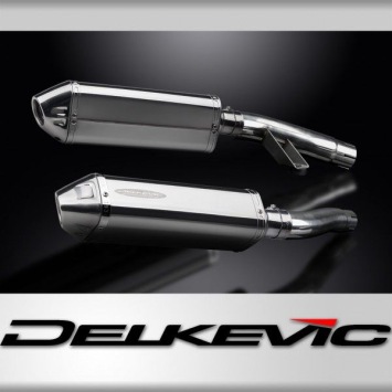 Delkevic slip-on kit Tri-Oval RVS 320mm zonder e-keur - Sprint Executive (1998)