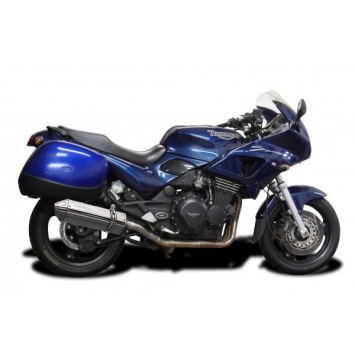 Delkevic slip-on kit Tri-Oval RVS 320mm zonder e-keur - Sprint Executive (1998)