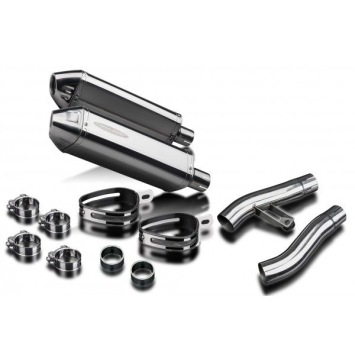 Delkevic slip-on kit Tri-Oval RVS 320mm zonder e-keur - Sprint Executive (1998)