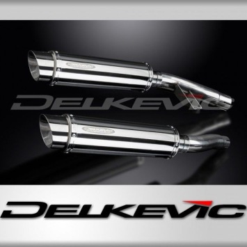 Delkevic slip-on kit Round RVS 350mm zonder e-keur - Sprint Executive (1998)