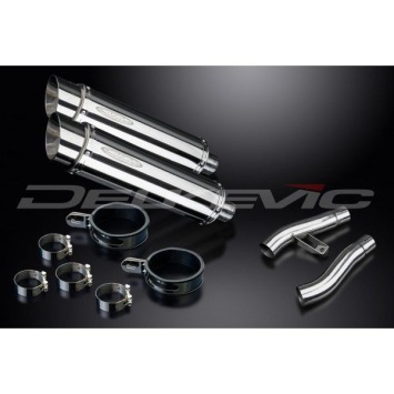 Delkevic slip-on kit Round RVS 350mm zonder e-keur - Sprint Executive (1998)