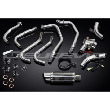 Delkevic volledig systeem Round Carbon 200mm zonder e-keur - VFR800Fi (1998-2001)