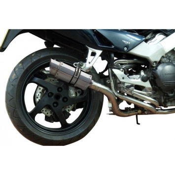 Delkevic volledig systeem Round RVS 200mm zonder e-keur - VFR800Fi (1998-2001)