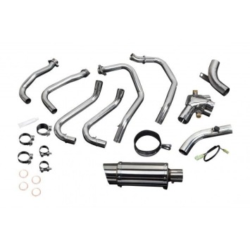 Delkevic volledig systeem Round RVS 200mm zonder e-keur - VFR800Fi (1998-2001)