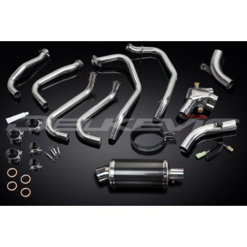 Delkevic volledig systeem Oval Carbon 225mm zonder e-keur - VFR800Fi (1998-2001)