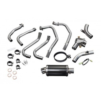 Delkevic volledig systeem Oval Carbon 225mm zonder e-keur - VFR800Fi (1998-2001)