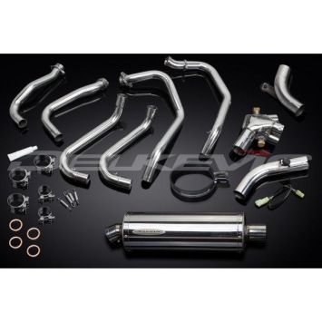 Delkevic volledig systeem Oval RVS 350mm zonder e-keur - VFR800Fi (1998-2001)