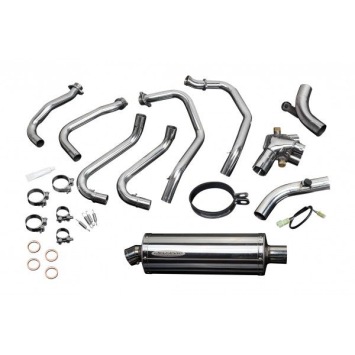 Delkevic volledig systeem Oval RVS 350mm zonder e-keur - VFR800Fi (1998-2001)