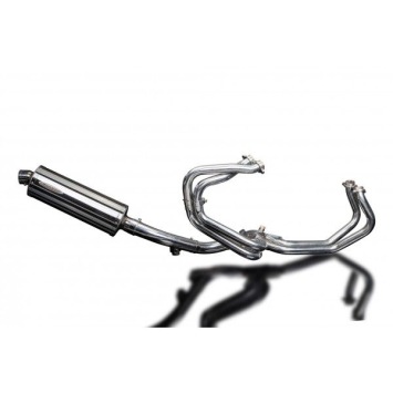 Delkevic volledig systeem Oval RVS 350mm zonder e-keur - VFR800Fi (1998-2001)