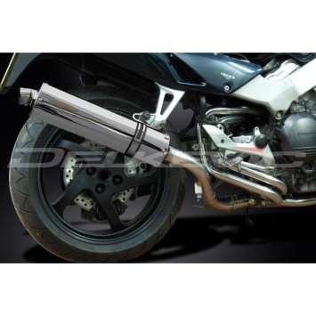 Delkevic volledig systeem Oval RVS 450mm zonder e-keur - VFR800Fi (1998-2001)