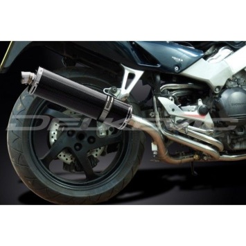 Delkevic volledig systeem Oval Carbon 450mm zonder e-keur - VFR800Fi (1998-2001)