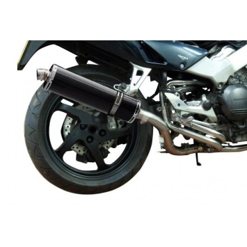 Delkevic volledig systeem Oval Carbon 450mm zonder e-keur - VFR800Fi (1998-2001)