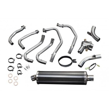 Delkevic volledig systeem Oval Carbon 450mm zonder e-keur - VFR800Fi (1998-2001)