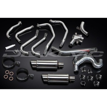 Delkevic volledig systeem Round RVS 200mm zonder e-keur - VFR800 VTec (2002-2013)