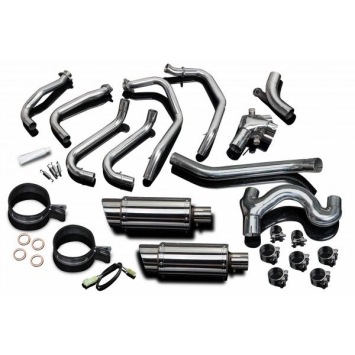 Delkevic volledig systeem Round RVS 200mm zonder e-keur - VFR800 VTec (2002-2013)