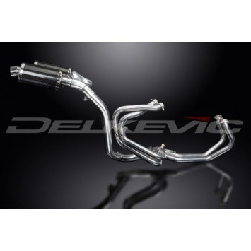 Delkevic volledig systeem Oval Carbon 225mm zonder e-keur - VFR800 VTec (2002-2013)