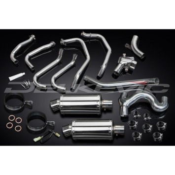 Delkevic volledig systeem Oval RVS 225mm zonder e-keur - VFR800 VTec (2002-2013)