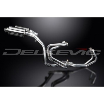 Delkevic volledig systeem Oval RVS 225mm zonder e-keur - VFR800 VTec (2002-2013)