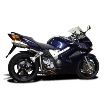 Delkevic volledig systeem Oval RVS 225mm zonder e-keur - VFR800 VTec (2002-2013)