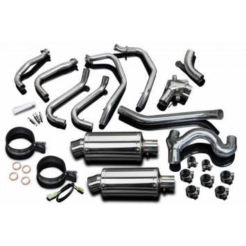 Delkevic volledig systeem Oval RVS 225mm zonder e-keur - VFR800 VTec (2002-2013)