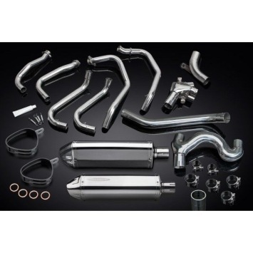 Delkevic volledig systeem Tri-Oval RVS 320mm zonder e-keur - VFR800 VTec (2002-2013)