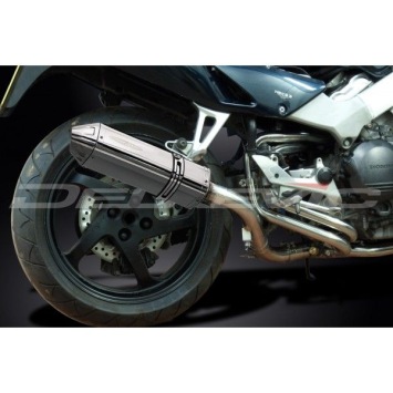 Delkevic volledig systeem Tri-Oval RVS 320mm zonder e-keur - VFR800Fi (1998-2001)