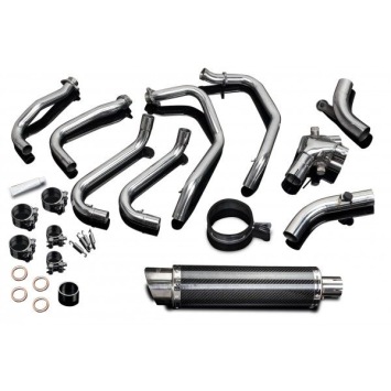 Delkevic volledig systeem Round Carbon 350mm zonder e-keur - VFR800Fi (1998-2001)