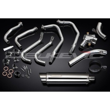 Delkevic volledig systeem Round RVS 350mm zonder e-keur - VFR800Fi (1998-2001)