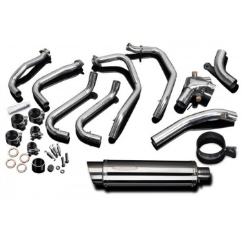 Delkevic volledig systeem Round RVS 350mm zonder e-keur - VFR800Fi (1998-2001)