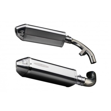 Delkevic slip-on kit Tri-Oval RVS 320mm (L+R) zonder E-keur Honda ST1100 PAN EUROPEAN 1989 - 2002