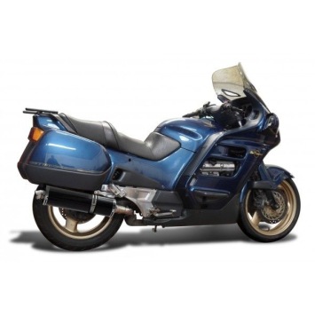 Delkevic slip-on kit Oval Carbon 450mm zonder e-keur - ST1100 PAN EUROPEAN 89-02