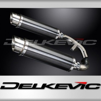 Delkevic Slip-on Kit Round Carbon 350mm ohne EG-BE - ST1100 PAN EUROPEAN 89-03