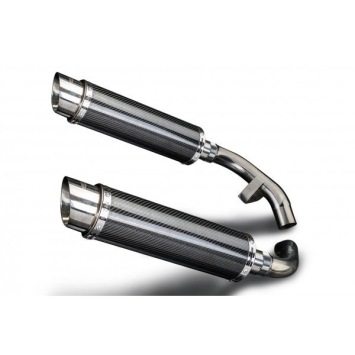 Delkevic Slip-on Kit Round Carbon 350mm ohne EG-BE - ST1100 PAN EUROPEAN 89-03