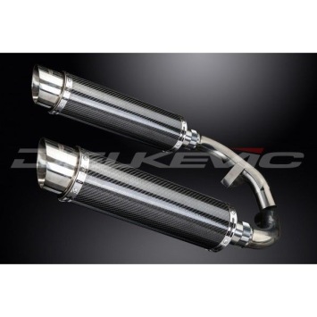 Delkevic Slip-on Kit Round Carbon 350mm ohne EG-BE - ST1100 PAN EUROPEAN 89-03