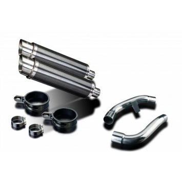 Delkevic Slip-on Kit Round Carbon 350mm ohne EG-BE - ST1100 PAN EUROPEAN 89-03