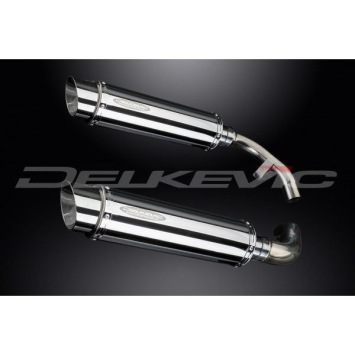 Delkevic slip-on kit Round RVS 350mm - ST1100 PAN EUROPEAN 89-02