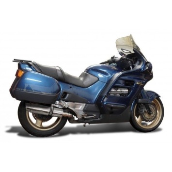 Delkevic slip-on kit Round RVS 350mm - ST1100 PAN EUROPEAN 89-02