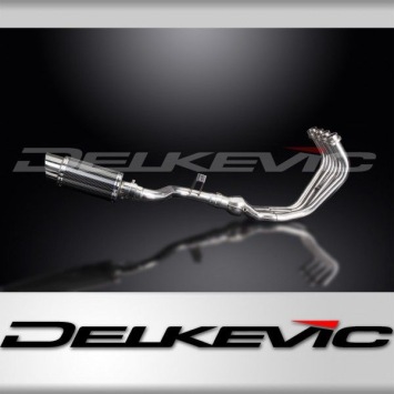 Delkevic volledig systeem Round Carbon 200mm zonder e-keur - XJ6 Diversion (2009-2018)
