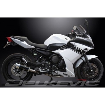 Delkevic volledig systeem Round Carbon 200mm zonder e-keur - XJ6 Diversion (2009-2018)