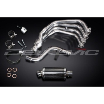 Delkevic volledig systeem Oval Carbon 225mm zonder e-keur - XJ6 Diversion (2009-2018)