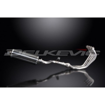 Delkevic volledig systeem Oval Carbon 350mm zonder e-keur - XJ6 Diversion (2009-2018)