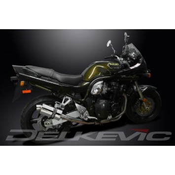Delkevic volledig systeem Oval RVS 225mm zonder e-keur - GSF1200 BANDIT (1995-2007)
