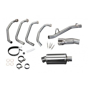 Delkevic volledig systeem Oval RVS 225mm zonder e-keur - GSF1200 BANDIT (1995-2007)