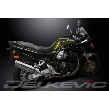 Delkevic volledig systeem Round RVS 350mm zonder e-keur - GSF1200 BANDIT (1995-2007)