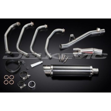 Delkevic volledig systeem Round Carbon 350mm zonder e-keur - GSF1200 BANDIT (1995-2007)